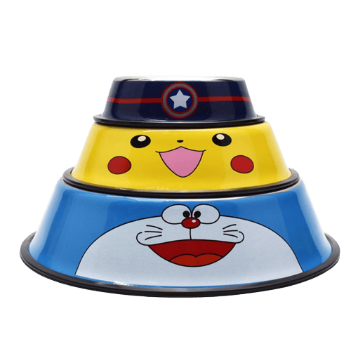 Captain America Dog Bowl Marvel Pet Food Dish