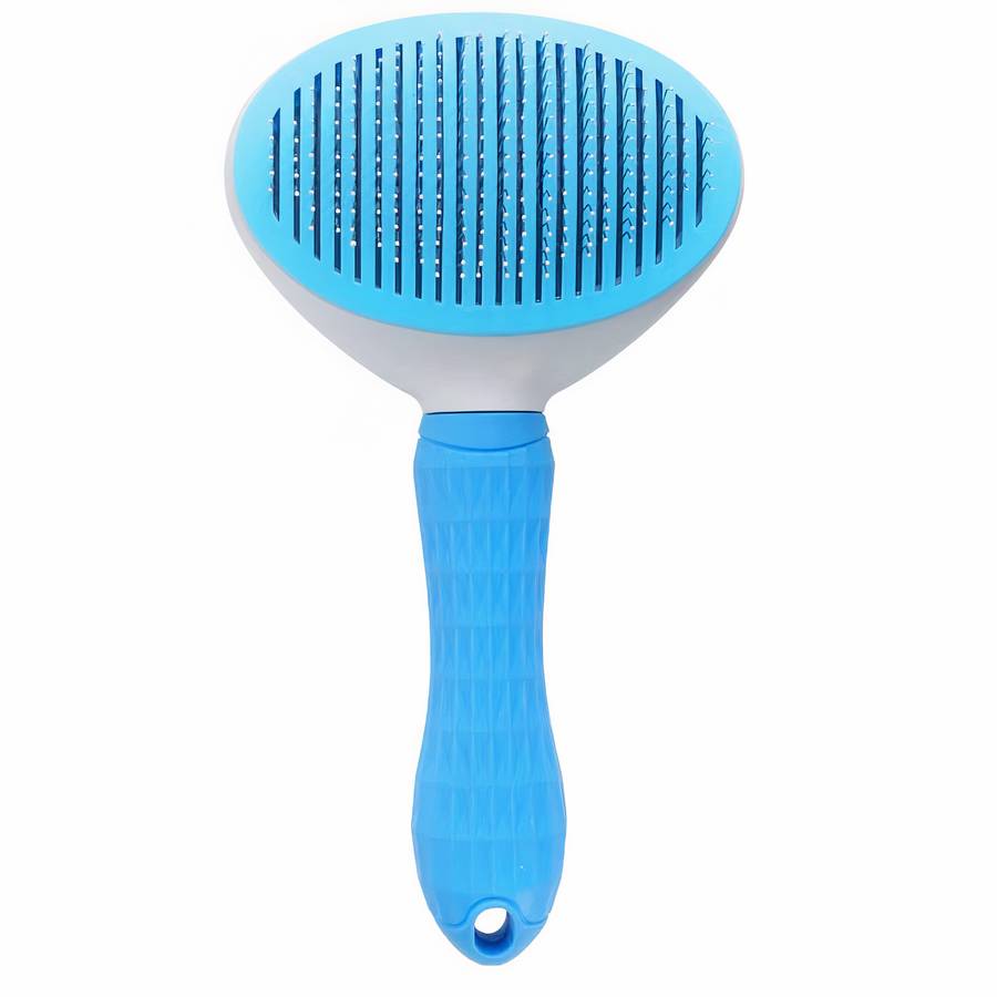 Self Cleaning Dog Grooming Brush for Shedding and Fur Removal