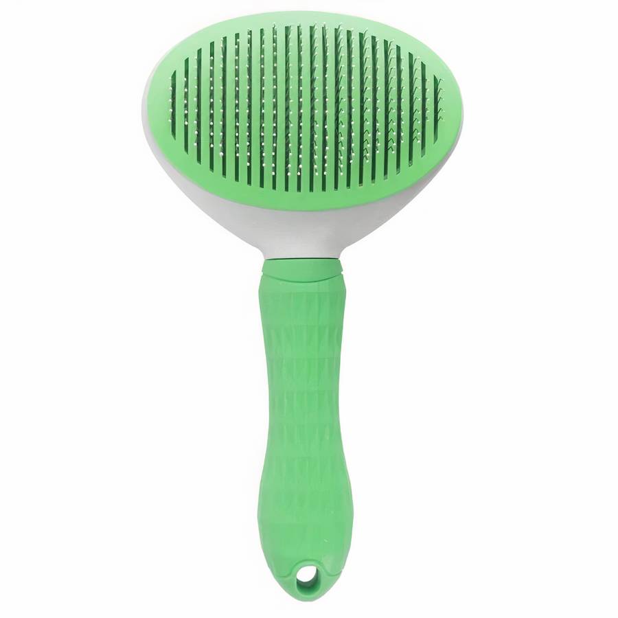 Self Cleaning Dog Grooming Brush for Shedding and Fur Removal