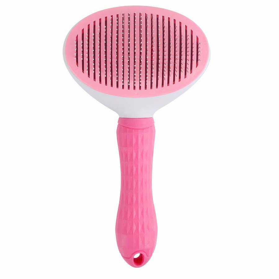 Self Cleaning Dog Grooming Brush for Shedding and Fur Removal