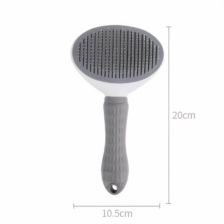 Self Cleaning Dog Grooming Brush for Shedding and Fur Removal