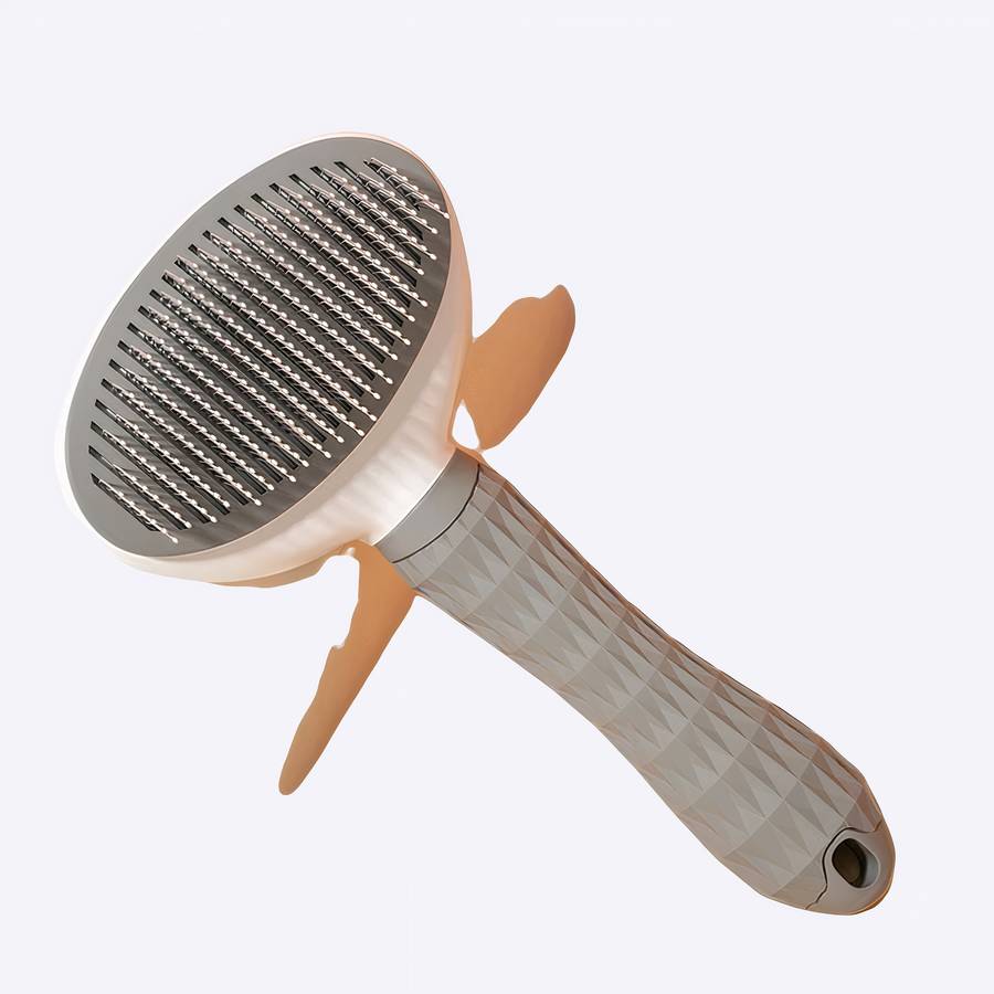 Self Cleaning Dog Grooming Brush for Shedding and Fur Removal