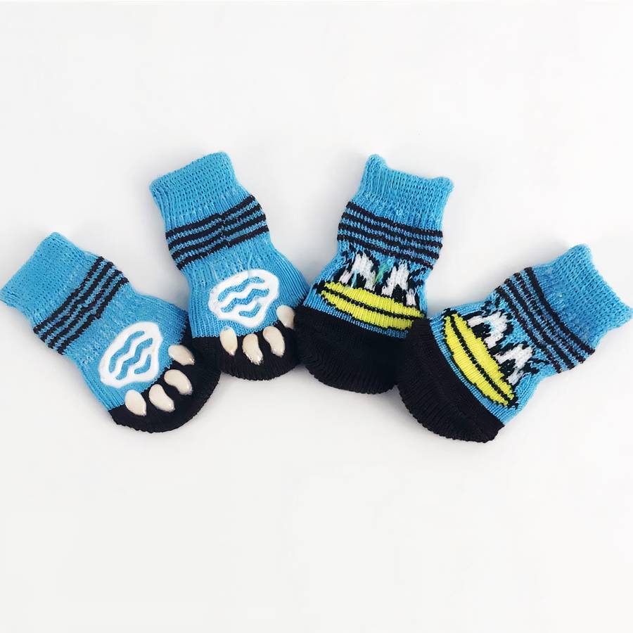 Non Slip Animal Print Dog Socks Pet Booties