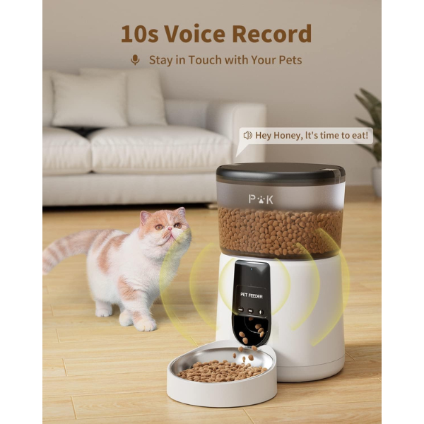 Smart Automatic Cat Feeder with Portion Control and Wifi Connectivity