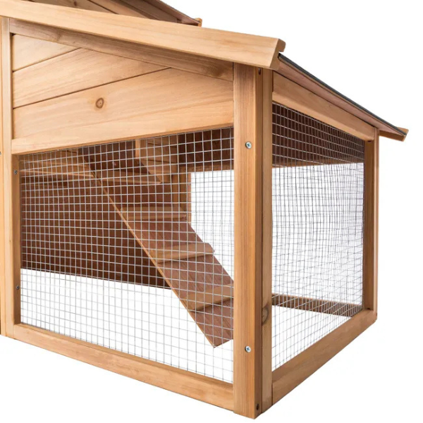 Hamster Cage for Small Rodents Wooden Hutch 89 x 30 x 38 Inch