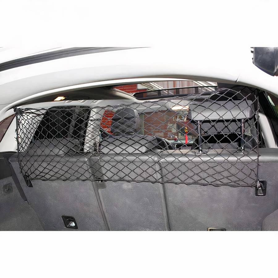 Expandable Car Seat Cover Net for Dogs Adjustable Pet Barrier Mesh Protector