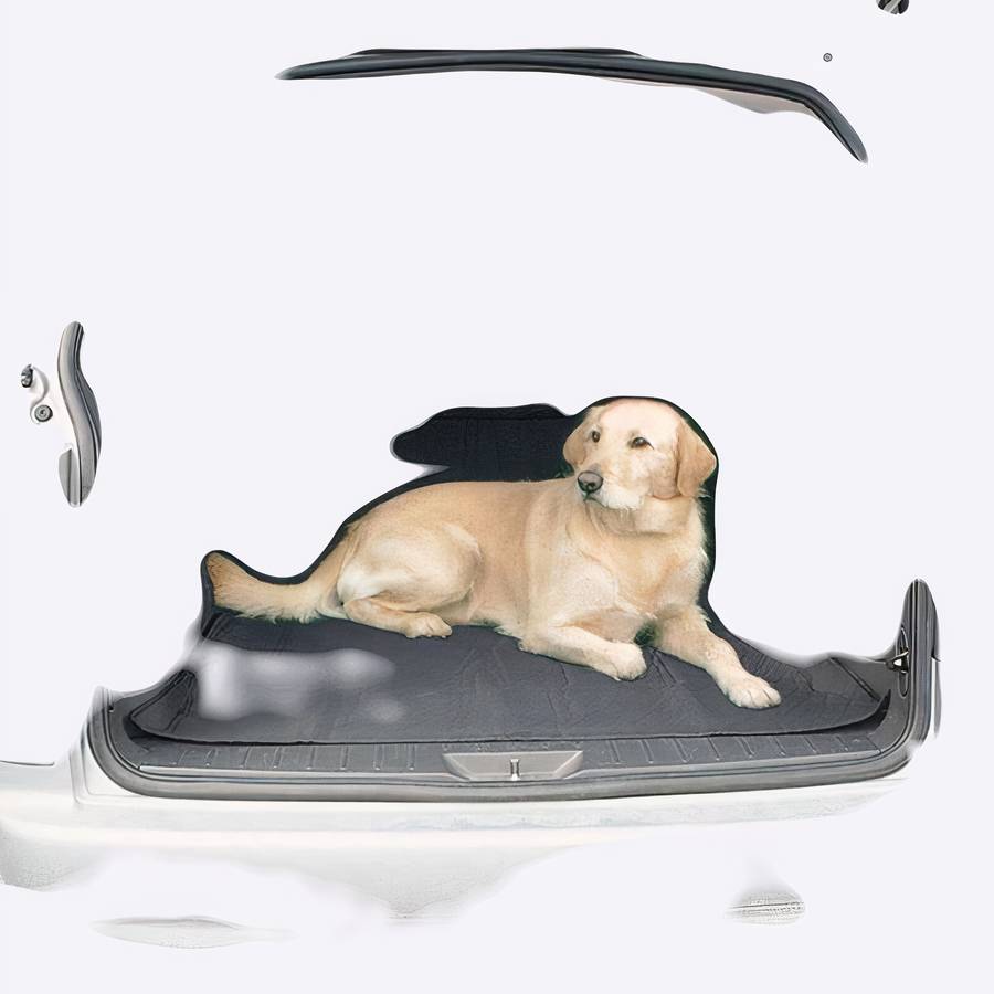 Expandable Car Seat Cover Net for Dogs Adjustable Pet Barrier Mesh Protector