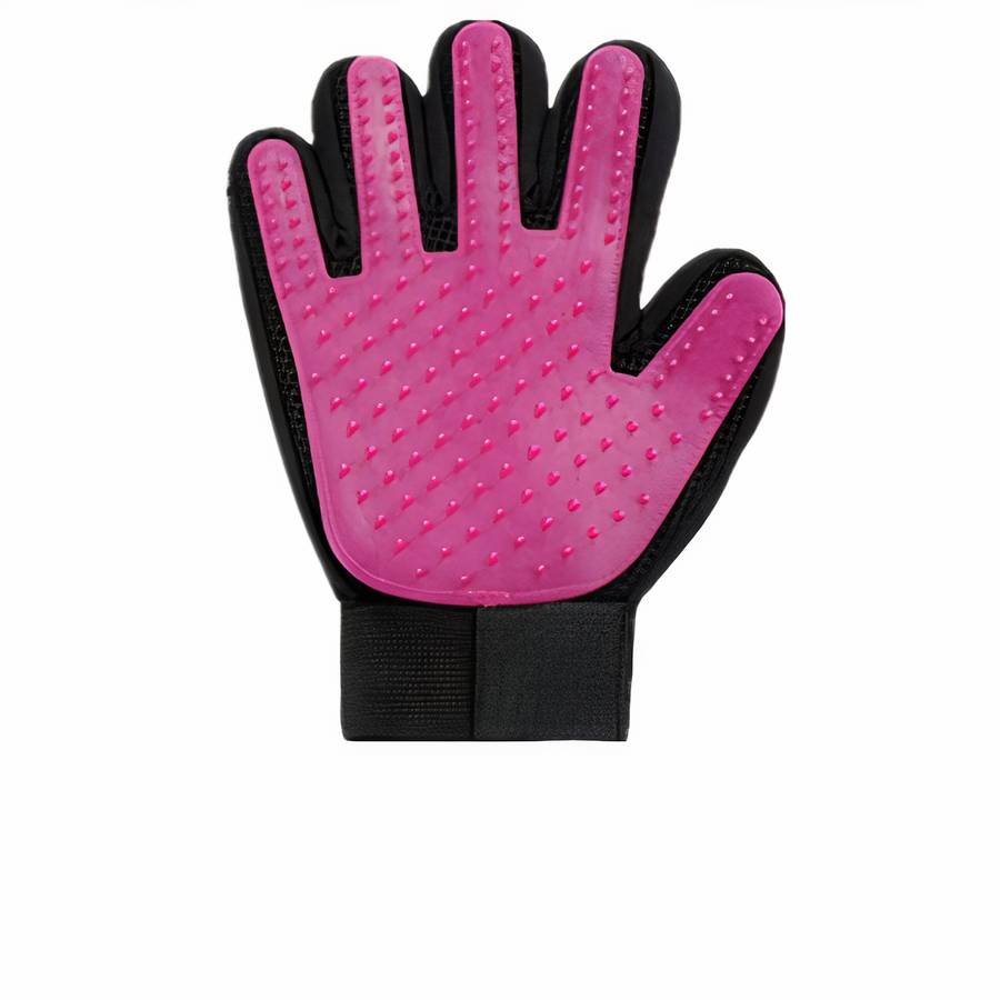 Dog Grooming and Massaging Glove for Pet Hair Removal and Bathing
