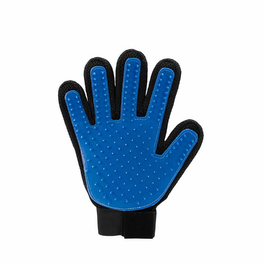 Dog Grooming and Massaging Glove for Pet Hair Removal and Bathing