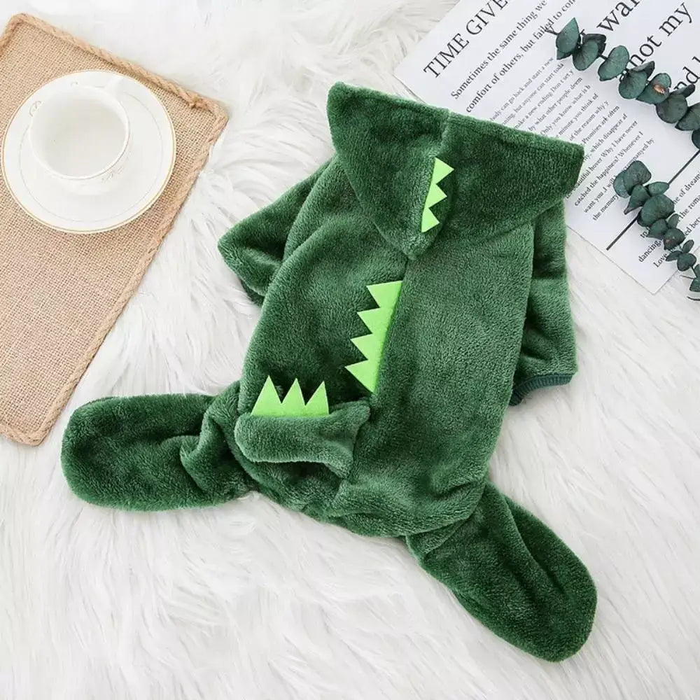 Dinosaur Hoodie Cat Costume Kids Animal Pajamas Sleeper