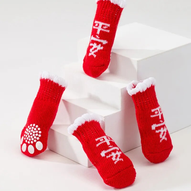 Dog Socks Japanese Style Non Slip Pet Socks for Small Medium Large Dogs