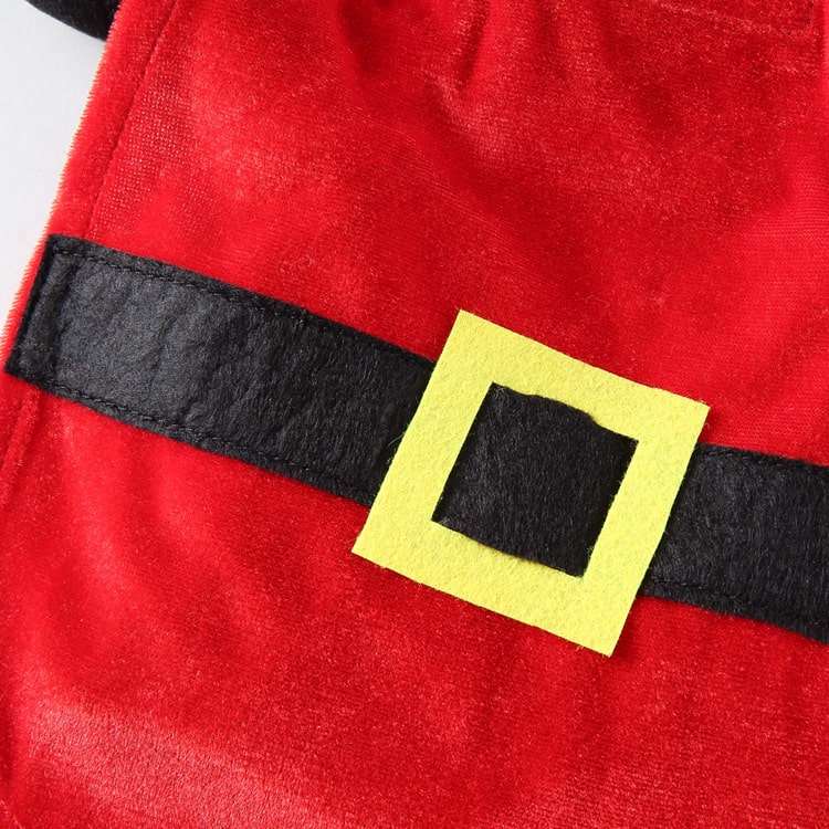 Santa Claus Costume for Cats and Dogs Pet Holiday Outfit