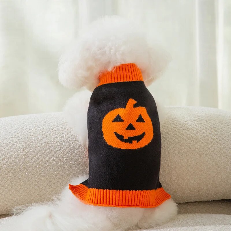 Halloween Sweater for Dog and Cat Pet Costume Holiday Pullover