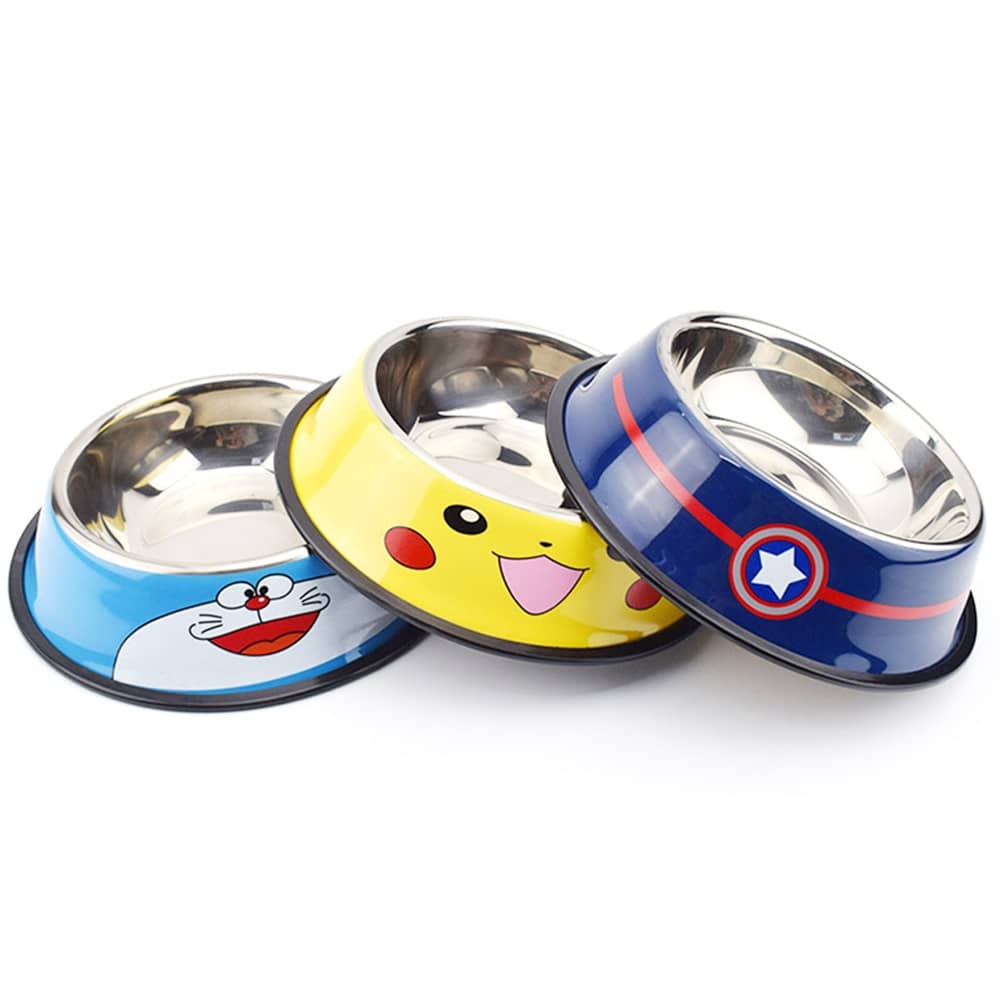 Captain America Dog Bowl Marvel Pet Food Dish