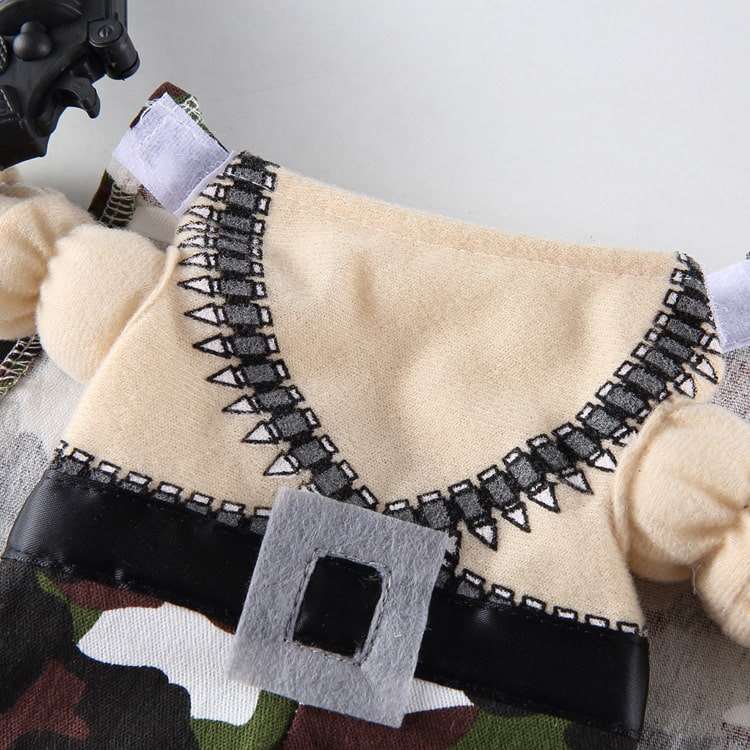 Military Costume for Cats and Dogs Pet Army Outfit