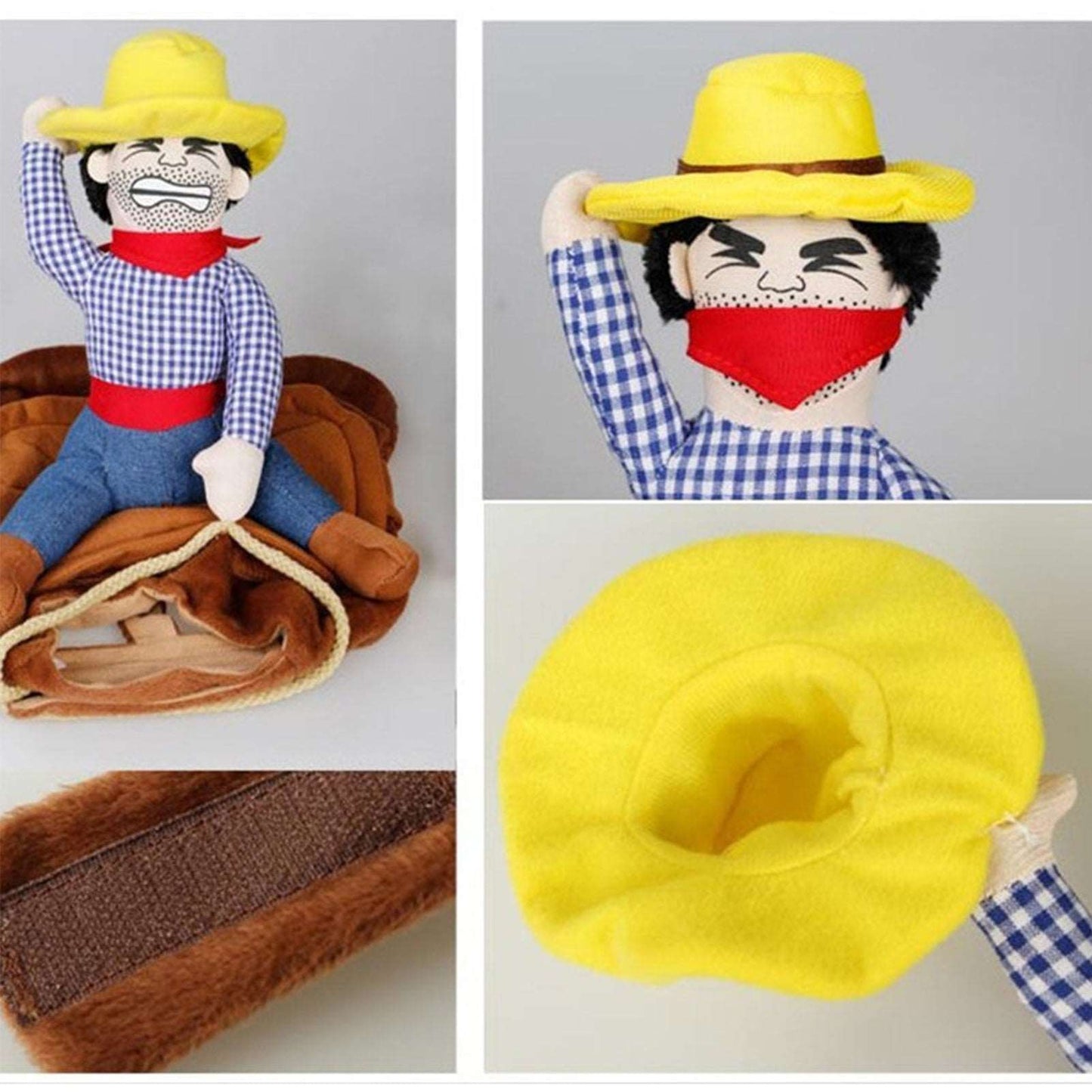 Pet Costume for Dogs and Cats Rodeo Outfit