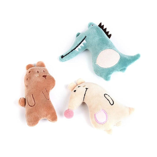 Mini Plush Cat Toys Soft Small Stuffed Animals for Cats Kitten Play