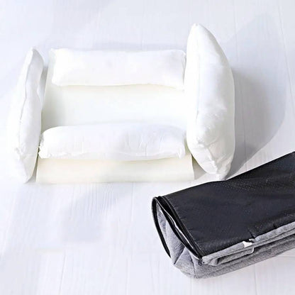 Plush Furry Dog Sofa Soft Pet Couch Bed