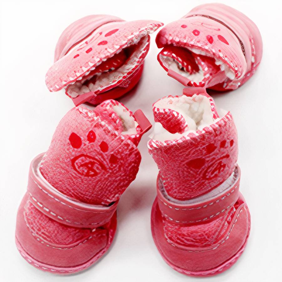 Suede Snow Boots for Small Dogs Waterproof Winter Paw Protection
