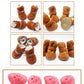 Suede Snow Boots for Small Dogs Waterproof Winter Paw Protection