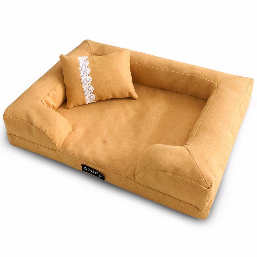 Elegant Dog Sofa Pet Couch Comfortable Plush Bed for Dogs