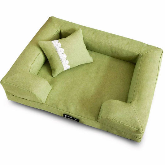 Elegant Dog Sofa Pet Couch Comfortable Plush Bed for Dogs