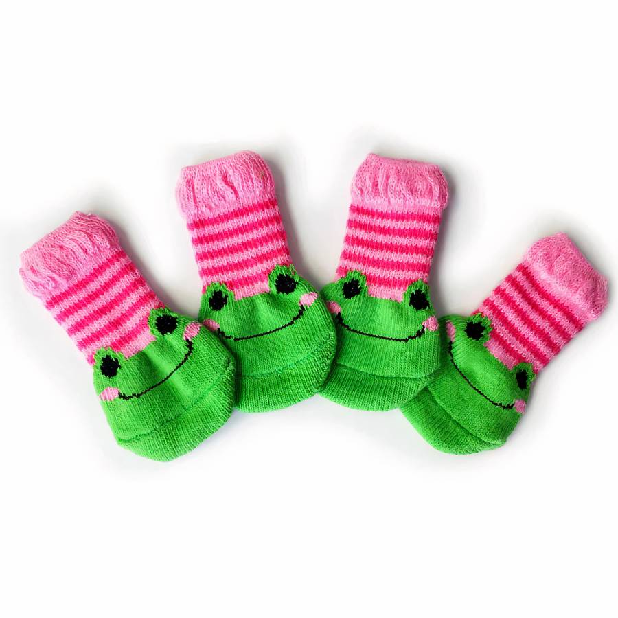 Thick Warm Colorful Dog Boots for Winter Pet Shoes