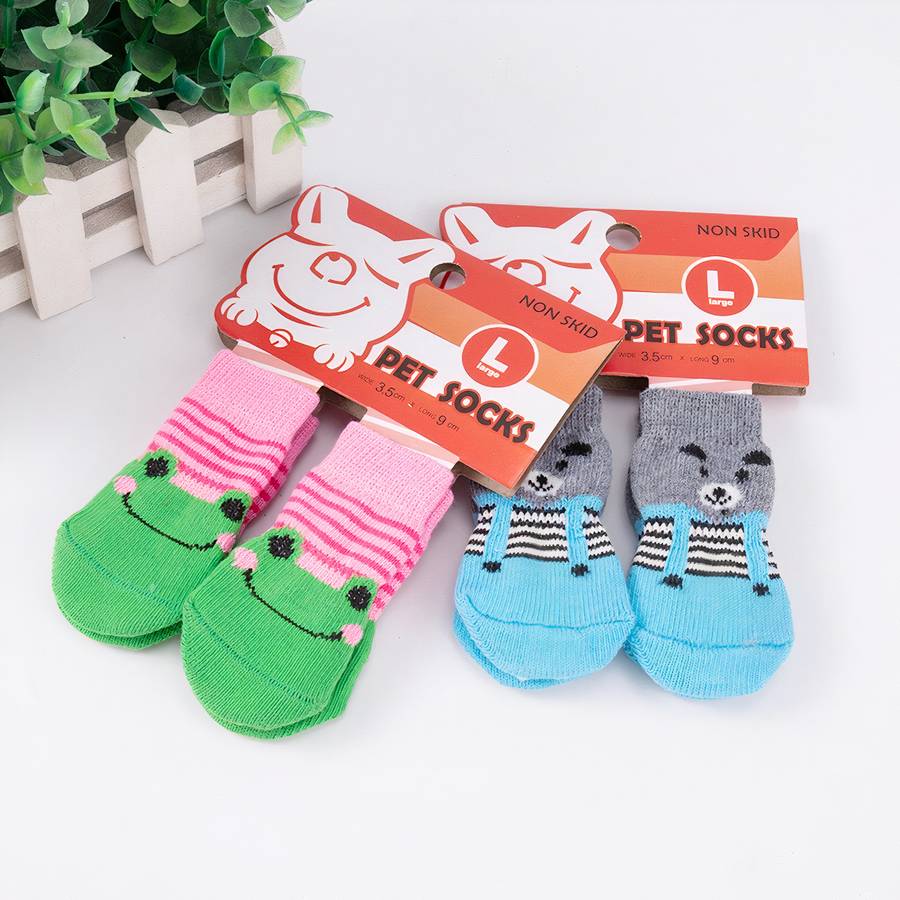 Thick Warm Colorful Dog Boots for Winter Pet Shoes