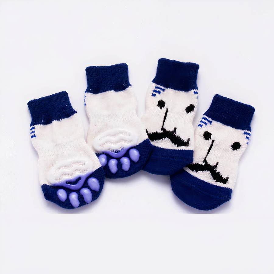 Non Slip Animal Print Dog Socks Pet Booties