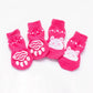 Non Slip Animal Print Dog Socks Pet Booties