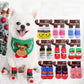 Multicolor Cotton Dog Booties Comfortable Paw Protection Shoes