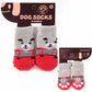 Multicolor Cotton Dog Booties Comfortable Paw Protection Shoes