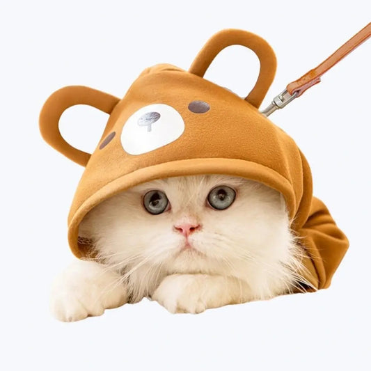 Cute Cat Hoodie Costume for Kids and Adults Adorable Animal Onesie Pajamas