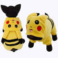 Pikachu Cat Costume Halloween Pet Outfit