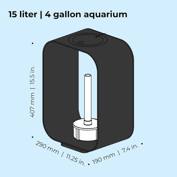 LED Aquarium Light Design Black