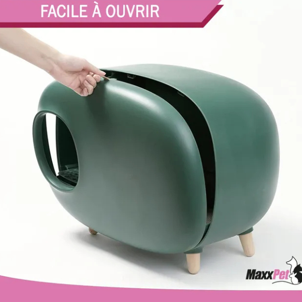 60x38x45 cm Covered Cat Litter Box Enclosed Litter Tray Cat Toilet House