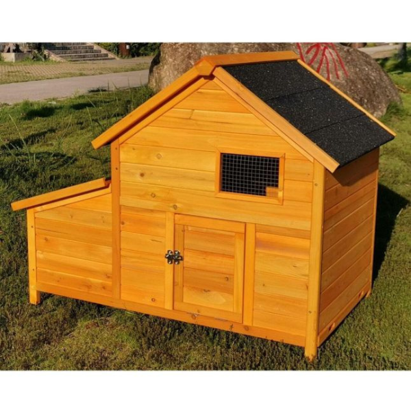 XL Chicken Coop with Shingle Roof - Fits 2 to 4 Hens
