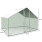 Chicken Coop Run 65 Sq Ft Wire Mesh Enclosure 3x2 ft Galvanized Steel Yard Pen