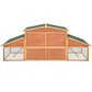 Hamster Cage for Small Rodents Wooden Hutch 89 x 30 x 38 Inch