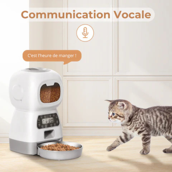 Automatic Dog and Cat Food Dispenser Pet Feeder with Portion Control
