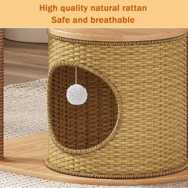 Cat Tree Tower Condo with Sisal Scratching Post