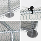 Chicken Coop Run 130 Sq Ft Galvanized Steel Wire Fence 4x3 ft Outdoor Poultry Enclosure