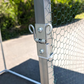 Chicken Coop Run - 6ft x 10ft Galvanized Steel Poultry Pen with 1.5in Wire Mesh