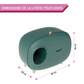 60x38x45 cm Covered Cat Litter Box Enclosed Litter Tray Cat Toilet House