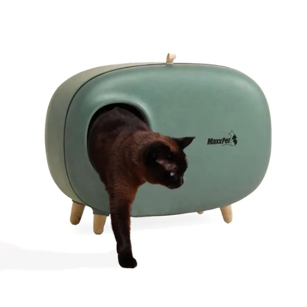 60x38x45 cm Covered Cat Litter Box Enclosed Litter Tray Cat Toilet House