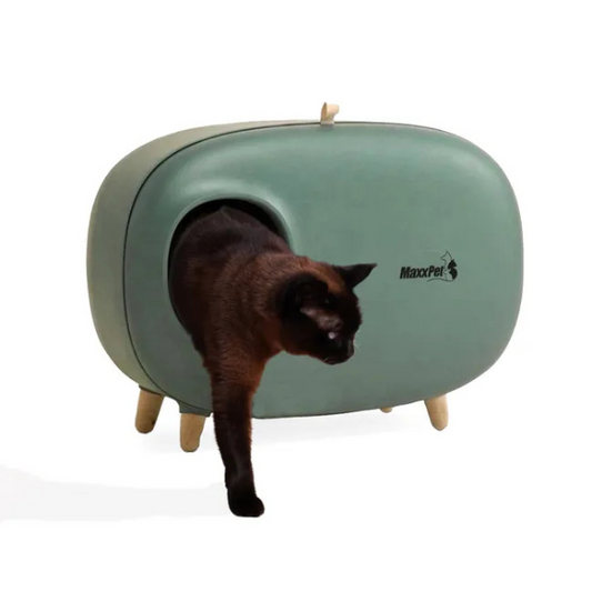60x38x45 cm Covered Cat Litter Box Enclosed Litter Tray Cat Toilet House