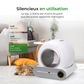Smart Self-Cleaning Cat Litter Box Connected WiFi Automated Pet Toilet