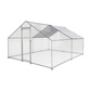 Chicken Coop Run 130 Sq Ft Galvanized Steel Wire Fence 4x3 ft Outdoor Poultry Enclosure