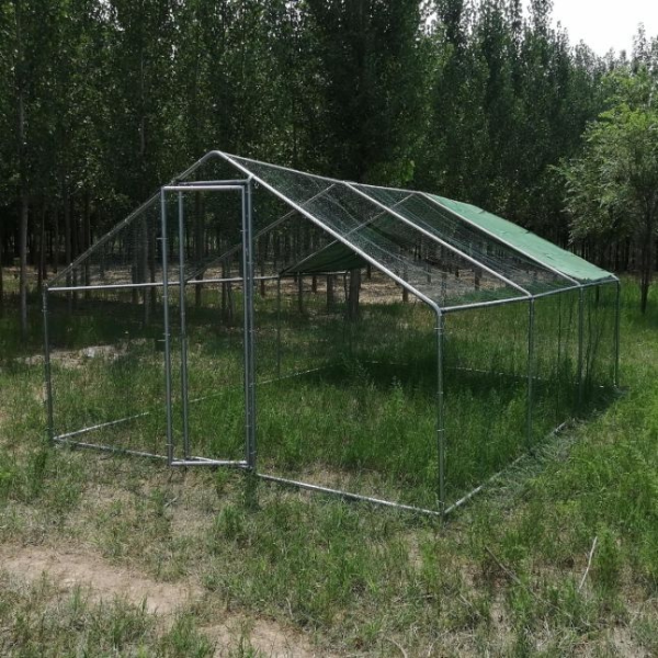 Chicken Coop Run Enclosure 258 Sq Ft Galvanized Steel Chicken Pen