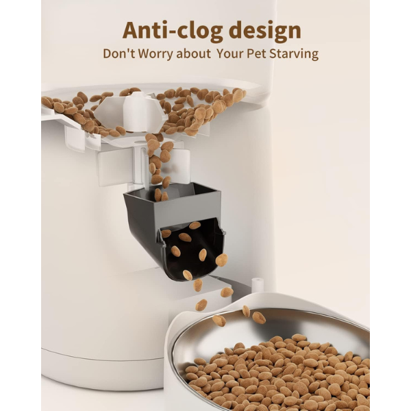 Smart Automatic Cat Feeder with Portion Control and Wifi Connectivity